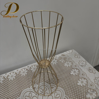 Support à fleurs en métal doré JINDA, grand vase porte-fleurs pour centre de table de mariage, décoration d'événements