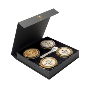 Coffret Cadeau de Luxe du Fabricant, Impression Personnalisée, Boîte d'Emballage en Carton Rigide pour <span class=keywords><strong>Gelée</strong></span> <span class=keywords><strong>Royale</strong></span> et Miel Noir - Product Image 1
