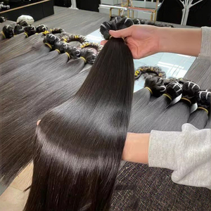 Fournisseur Européen En Gros Cheveux Birmans Frisés Bruts Alignés Cuticules 100% Humains Vierges Indiens Remy En Vrac - Product Image 3