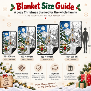 Couverture en flanelle lavable à personnaliser pour Noël, idéale pour les enfants et la famille, pour des moments amusants en famille pendant les vacances d'hiver - Product Image 6