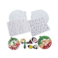 Moule en silicone rond AINIKA pour pendentifs géométriques, boucles d'oreilles et colliers, écologique, moderne, en stock au Shandong