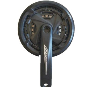 Pédalier de VTT en alliage d'aluminium 130 mm BCD, plateaux creux, noir, 3 pièces - Product Image 5