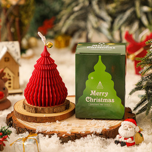 Christmas candles, handmade scented <b>gifts</b>, party decorations, Christmas tree scented candle <b>gift</b> <b>boxes</b>, DIY holiday souvenirs - Product Image 4