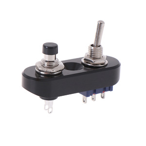 Interrupteurs de moto Mochi SW-21038 à double levier avec bouton pour modification personnalisée du guidon - Product Image 5