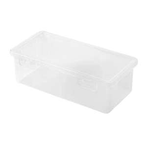 Soporte de plástico transparente para papelería, gran capacidad para lápices, crayones, suministros de dibujo, caja de almacenamiento para niños, contenedor organizador - Product Image 1