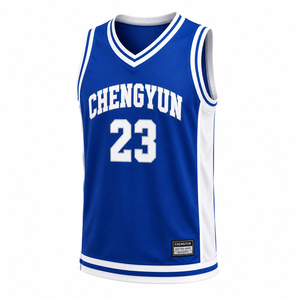 Maillot de basket personnalisé léger en mesh conforme aux normes REACH, tenue d'équipe, conception en 1 jour, échantillonnage en 3 jours, réversible - Product Image 2