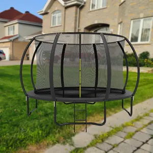 Zoshine Large Round Trampoline Outdoor Backyard Play Equipment Trampoline Durable Steel Metal Jump Bounce Exercise Trampoline