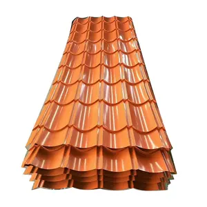 DX51D AZ150g 20 Gauge Corrugated Prepainted Galvanized Steel Roofing Sheet 4x8 Size Best Price