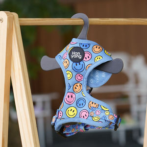 HanYang personalizzato in Neoprene morbido sorriso viso di lusso imbracatura per cani personalizzabile poliestere sostenibile Pet Dog imbracatura regolabile - Product Image 5