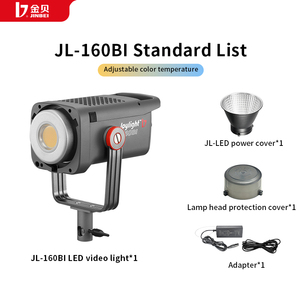 Jinbei JL160BI ไฟวิดีโอ LED 2700K ถึง6500K สำหรับถ่ายภาพไฟต่อ<span class=keywords><strong>เนื่อง</strong></span>พร้อมแท่นวางสำหรับถ่ายทอดสด - Product Image 2