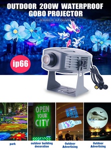 Đèn chiếu logo quảng cáo xoay 200W chống nước IP66 độ sáng cao, đèn quảng cáo ngoài trời có thể tùy chỉnh logo - Product Image 2