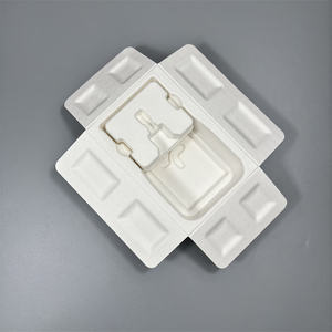 Scatola per Imballaggio Farmaceutico in Polpa Modellata Biodegradabile di Colore Bianco OEM per Soluzioni Medicinali Ecosostenibili - Product Image 6