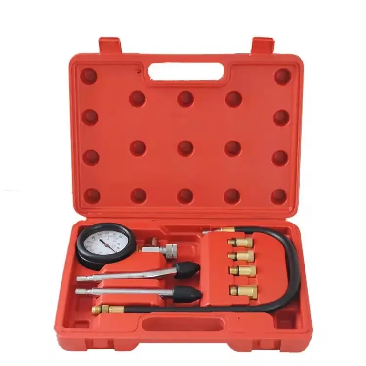 Usine AUTOOL Portable 7Pcs 300Psi Moteur Manomètre Compresseur Cylindre Testeur Kit D'outils De Diagnostic Testeur De Compression