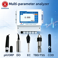 Sonde multiparamètre intelligente Wi-Fi en ligne RS485 pour la qualité de l'eau (pH, ORP, EC, TDS, DO, COD, Turbidité, Ammoniac, Nitrate)