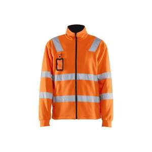 BLAKLADER - 483325605300XL <b>Hi</b>-<b>Vis</b> Fleece <b>Jacket</b> <b>Orange</b> - EAN 7330509211823 <b>HI</b>-<b>VIS</b> WORKWEAR - Product Image 1