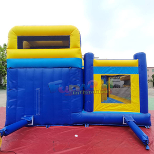 Château gonflable géant de qualité commerciale pour enfants avec toboggan intégré - Product Image 4