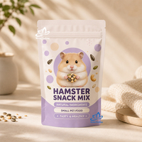 Sachet de gros pour biscuits pour animaux de compagnie, emballage frais pour marques de friandises pour chiens, pochette à fermeture éclair, impression personnalisée, commandes en gros aux États-Unis