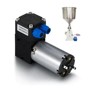 Di alta qualità 24V dc motore micro pompa elettrica ad acqua a membrana pompa gas-liquido senza olio mini pompa ad acqua per il riempimento di alimenti