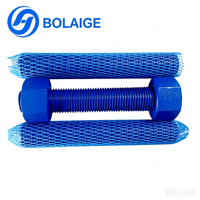 High Tensile ASTM A193 B7 Stud Bolt Thread Rod A194 2H Hex Bolts with 2 Heavy Black Hex Nuts