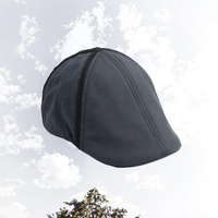 Boston Scally the Mesh Trucker 6-Panel Campuran Katun/Nilon Hitam dengan Hitam ML