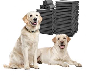 Furry Friends Tapis d'apprentissage jetables pour chiots, imperméables, avec absorbant d'urine en bambou, pour chiens et chats, nouvelle absorption efficace - Product Image 1