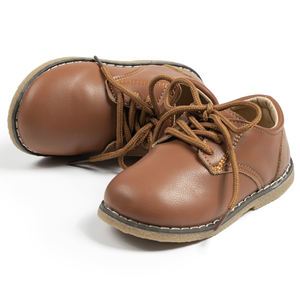 Personalizar al aire libre niños niño escuela fiesta boda PU cuero goma antideslizante niños zapatos - Product Image 5