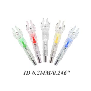 Encoches lumineuses LED ID 5.2/6.2/7.6 MM Frappes de chasse au tir à l'arc. 204 "/.246"/.300 "Flèches LED automatiques Flèches en carbone - Product Image 4