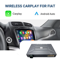 Decodificador Inalámbrico CarPlay Android Auto para Fiat 500/500L/500X, Pantalla Original, Conexión Plug and Play con Cámara Trasera