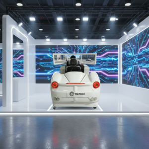 Simulateur de conduite automobile intelligent à trois écrans, machine d'apprentissage pour <span class=keywords><strong>auto</strong></span>-école - Product Image 4