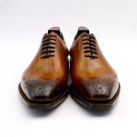 Vente en gros Goodyear welt hommes chaussures en cuir de vache chic marque chaussures fermées homme Oxfords luxe coréen Blake chaussures habillées pour hommes