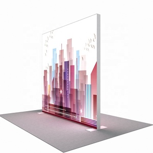 Di động triển lãm hiển thị <span class=keywords><strong>Backlit</strong></span> tùy chỉnh chiếu sáng căng thẳng vải Modular nhôm quảng cáo khuyến mãi LED hộp Đèn đứng - Product Image 3