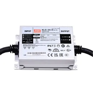 Meanwell 20w系列XLG-20-H 700mA 20w MW XLG-20发光二极管驱动器恒流开关电源