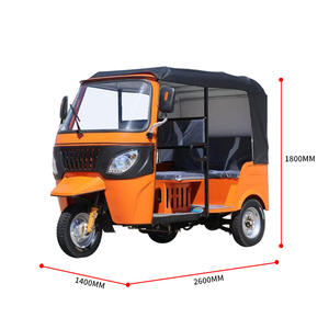 รถสามล้อตุ๊กตุ๊กแบบมีมอเตอร์ 2 แถว นั่งได้ 2 คน ใช้เครื่องยนต์เบนซิน รับประกัน 1 ปี สำหรับผู้โดยสาร - Product Image 5