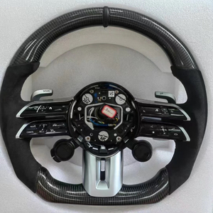 Volant personnalisé en fibre de carbone adapté aux Mercedes-Benz CLS G CLASS W205 W213 W251 W292 W222 W463 W464 - Product Image 4
