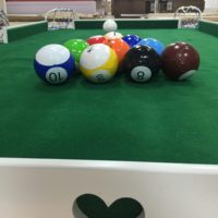 Table de jeu de snookball miniature pour l'intérieur, idéale pour les familles