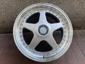 Jantes en alliage d'aluminium Star OZ à profil profond et grand rebord pour voitures particulières, en Hyper Black, 17 et 18 pouces - Product Image 3