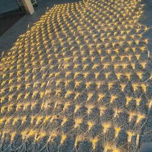 110V US Plug Outdoor <strong>Net</strong> Light Garland Window Curtain Christmas Fairy Light Wedding Party Courtyard Mesh <strong>String</strong> Light - Product Image 1