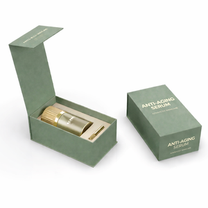 Eco Friendly Recyclable <b>Magnetic</b> Foldable <b>Gift</b> <b>Box</b> Rigid Paper Packaging For Skincare Face Cream Oil - Product Image 1