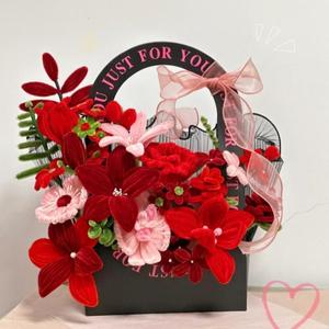 Ramo <span class=keywords><strong>de</strong></span> Girasoles Artificiales Hechos a Mano con Limpiapipas, Caja <span class=keywords><strong>de</strong></span> Regalo Portátil <span class=keywords><strong>de</strong></span> Papel, Regalo Artesanal para Bodas y San Valentín, Venta al por Mayor - Product Image 5