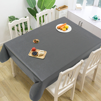 Nappe carrée en PEVA noire unie - Nappe imperméable pour tables longues - Vente en gros