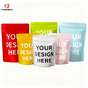 Emballage EBB Sac debout en mylar anti-odeur avec impression de logo zip-lock personnalisé pour l'emballage d'aliments pour animaux de compagnie avec fonction de fermeture éclair - Product Image 1