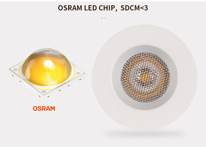 ANOVA Red Copper Recessed Mini LED <b>Downlight</b> 32mm Cutout 3000K IP65 Modern Design Easy Installation - Product Image 5