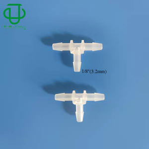 Connecteur en T en plastique PP à diamètre égal, à connexion rapide, pour raccordement de tuyaux d'eau et de gaz, blanc/noir, 1,6-19,05 mm - Product Image 4