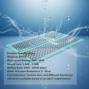 Película Transpirable Eptfe, Impermeable IP67 y a Prueba de Polvo para Electrodomésticos, Cajas Electrónicas y Piezas <span class=keywords><strong>El</strong></span>éctricas Pequeñas - Product Image 2