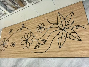 Paneles Acústicos Modernos, Insonorizantes, de Fibra de Poliéster Ecológica, para Dormitorios y Hoteles, Diseño Gráfico - Product Image 4