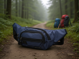 Borsa da uomo impermeabile da 13 pollici con tracolla arcuata per viaggi e uso all'aperto - Product Image 2