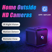 Fabricant Batterie WiFi 2MP Mini CCTV Caméra intérieure Vision nocturne Suivi de mouvement Système de sécurité domestique sans fil pour IP intérieur