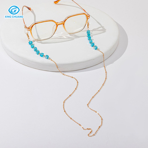 2025 nouveau Design décoratif métal porte-<span class=keywords><strong>lunettes</strong></span> sangle élégante femme perlée <span class=keywords><strong>lunettes</strong></span> chaîne - Product Image 1