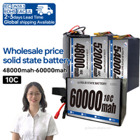 Высококачественная низкотемпературная твердотельная батарея 54000mAh 6S NMC 20C для дрона БПЛА/с фиксированным ветром