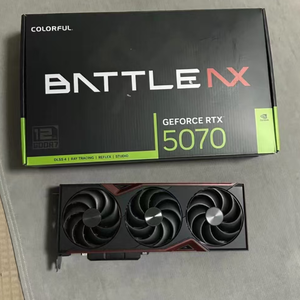 การ์ดจอ Colorful Battle-AX GeForce RTX 5060 Luxury Edition 8GB GDDR7 พัดลมสามตัว ระบายความร้อนได้ดีขึ้นเพื่อประสิทธิภาพที่เสถียร - Product Image 1